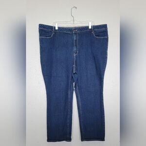 Old Navy High-Rise Straight Blue Denim Jeans